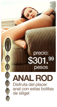 Disfruta del placer anal con estas bolitas de siligel semirrígido que por su forma estimula el esfínter como ninguna es color humo y miden 33 cm  